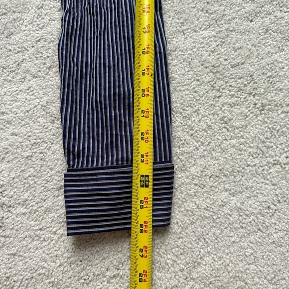 Calvin Klein Men's Purple Striped Button Down Shirt Sz L - Picture 7 of 8